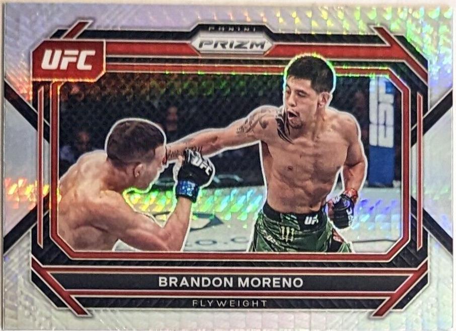 Brandon Moreno 2023 Panini Prizm UFC Base #38 Hyper