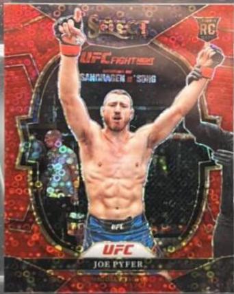 Joe Pyfer 2023 Panini Select UFC Concourse #66 Red Disco