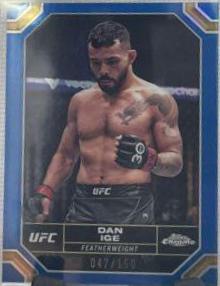 Dan Ige 2024 Topps Chrome UFC Base #55 Blue Refractor