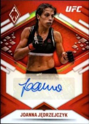 Joanna Jędrzejczyk 2022 Panini Chronicles UFC Phoenix Autographs #34 Red