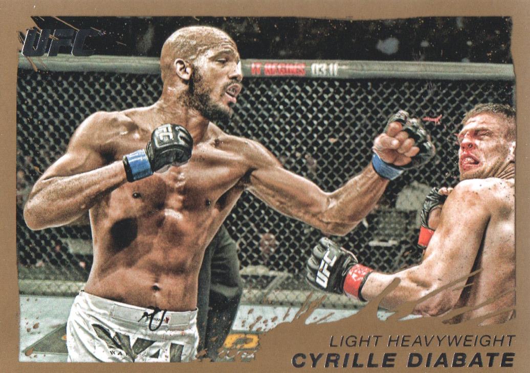 Cyrille Diabate 2011 Topps UFC Moment of Truth Base #90 Gold