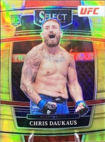 Chris Daukaus 2022 Panini Select UFC Concourse #79 Gold