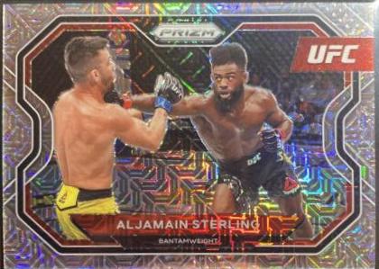Aljamain Sterling 2021 Panini Prizm UFC Base #152 Mojo