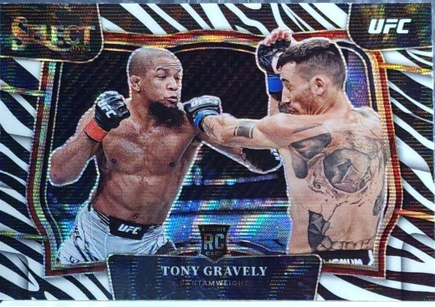 Tony Gravely 2023 Panini Select UFC Octagonside #297 Zebra
