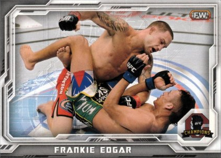 Frankie Edgar 2014 Topps UFC Champions Base #108 Gold Champions Predictor