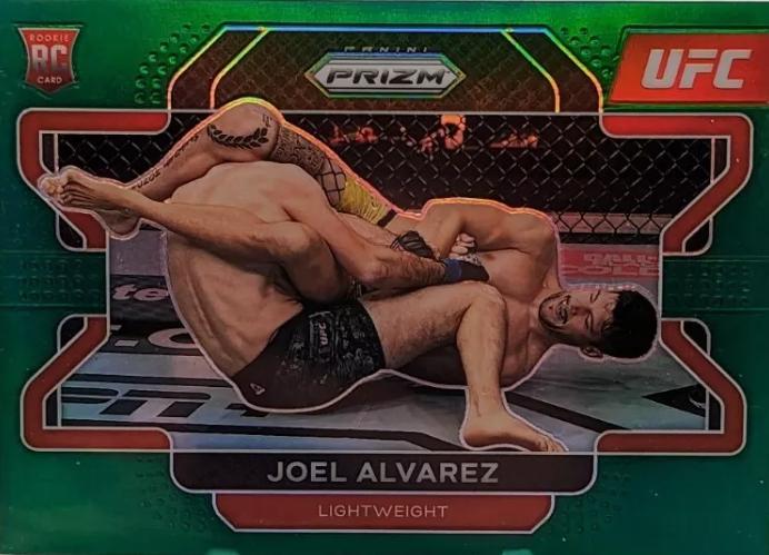 Joel Alvarez 2022 Panini Prizm UFC Base #93 Green