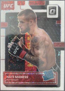 Nate Maness 2023 Panini Donruss Optic UFC Base #113 White Sparkle