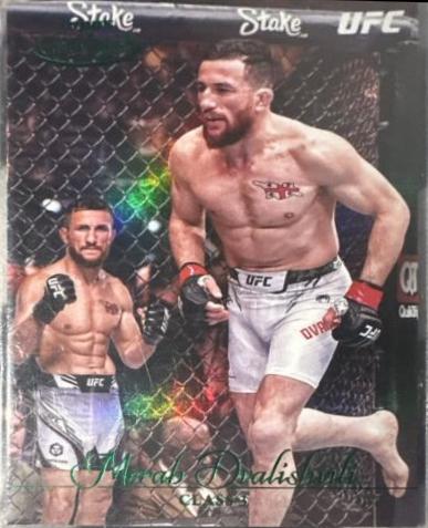 Merab Dvalishvili 2024 Topps Gold Label UFC Base Class III #1 Green