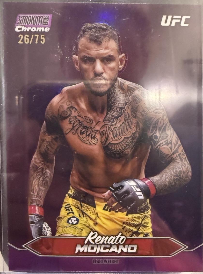 Renato Moicano 2025 Topps Stadium Club UFC Base Chrome #C-152 Superfractor