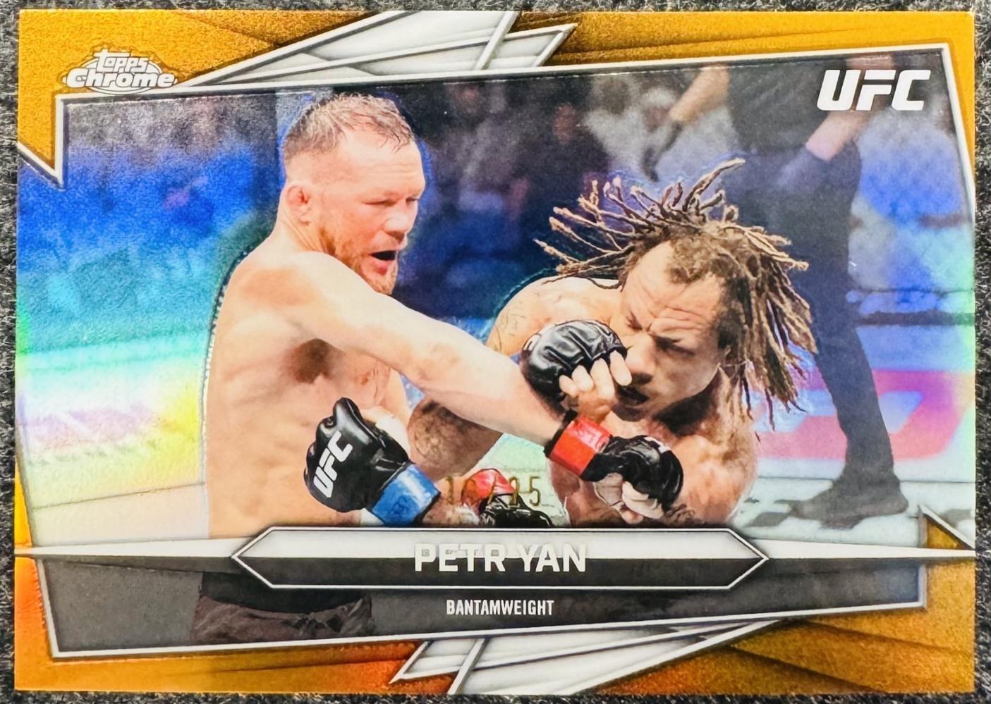 Petr Yan 2026 Topps Chrome UFC Base #53 Orange Refractor