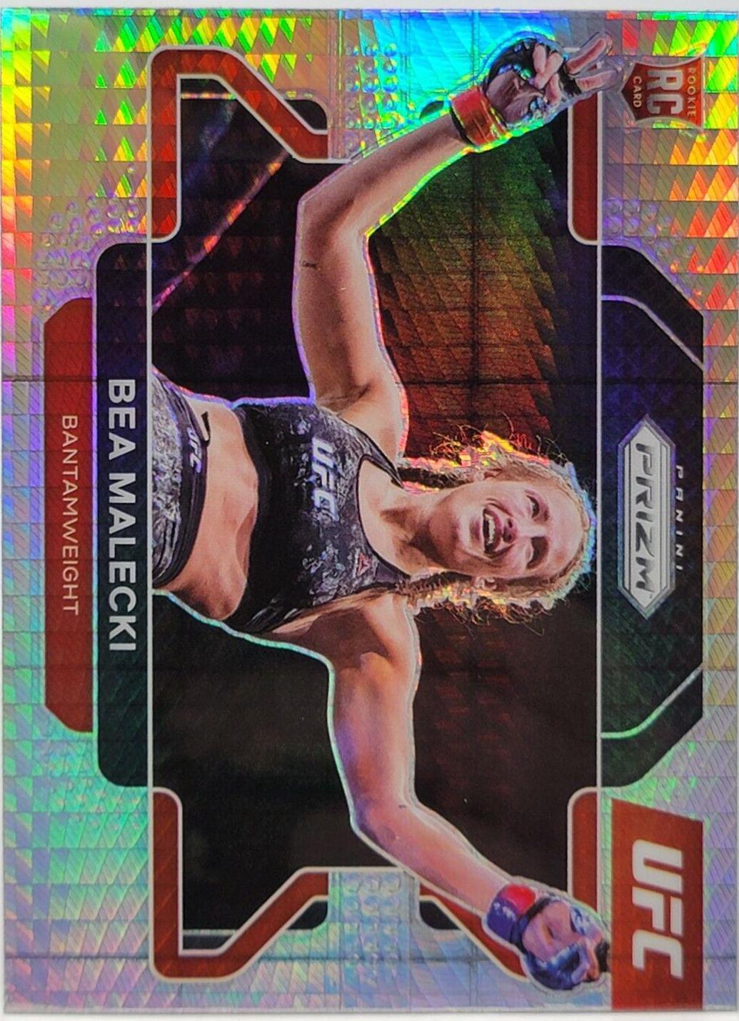 Bea Malecki 2022 Panini Prizm UFC Base #17 Hyper