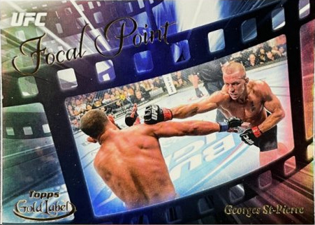 Georges St-Pierre 2024 Topps Gold Label UFC Focal Point #FP-3 Gold