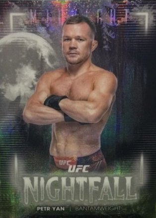 Petr Yan 2025 Topps Midnight UFC Nightfall #NF-7 Black Light