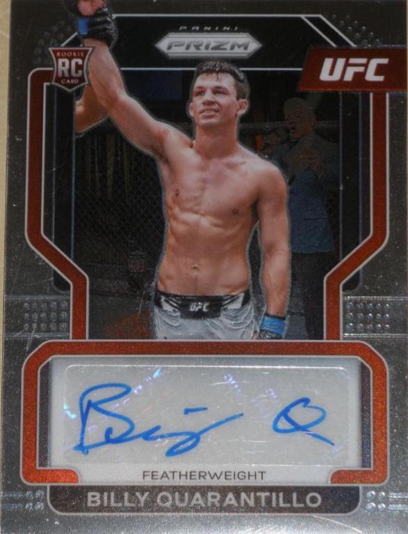 Billy Quarantillo 2022 Panini Prizm UFC Signatures #SG-BQL