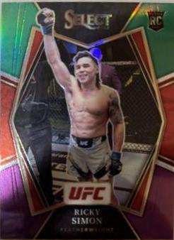 Ricky Simon 2022 Panini Select UFC Premier Level #109 Tri Color