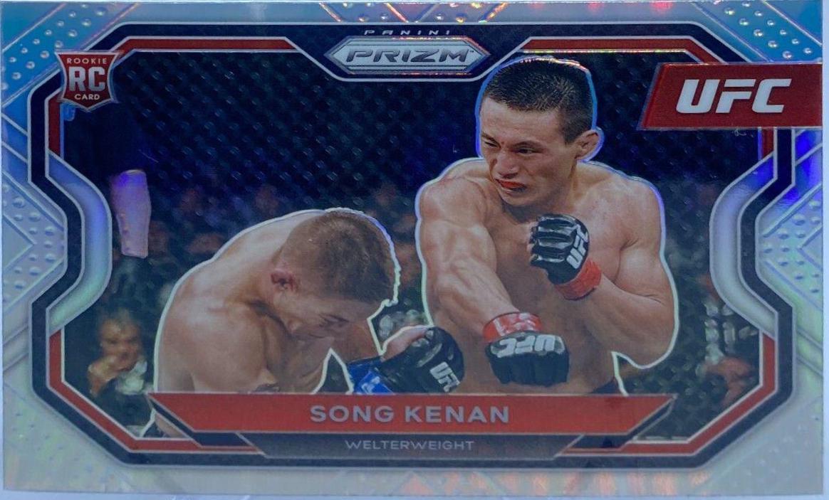 Song Kenan 2021 Panini Prizm UFC Base #167 Silver