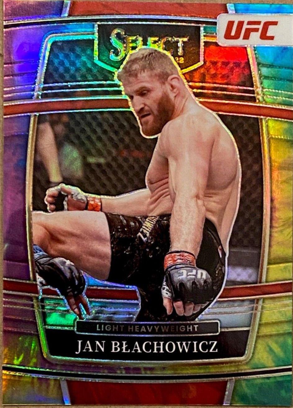 Jan Błachowicz 2022 Panini Select UFC Concourse #37 Tie Dye