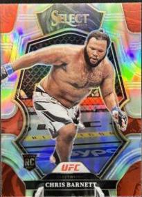 Chris Barnett 2023 Panini Select UFC Premier Level #170 Silver