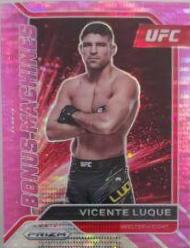 Vicente Luque 2022 Panini Prizm UFC Base #174 Pink Pulsar