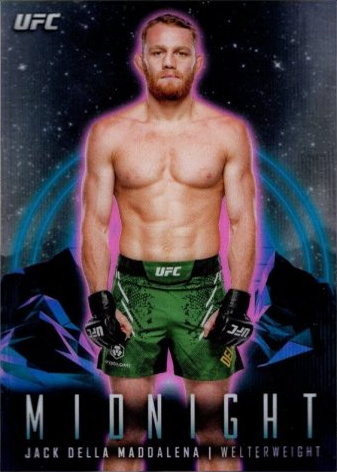Jack Della Maddalena 2024 Topps Midnight UFC Base #32 Moon Beam