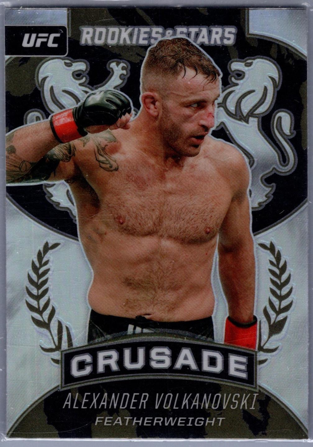 Alexander Volkanovski 2021 Panini Chronicles UFC Base Crusade #236 Silver