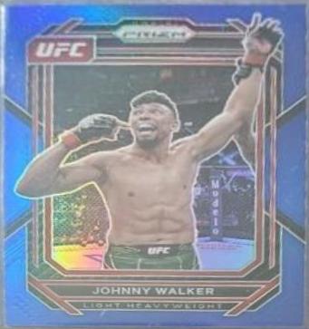 Johnny Walker 2023 Panini Prizm UFC Base #169 Blue