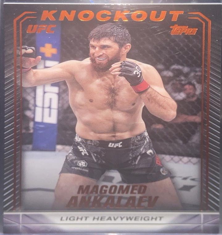 Magomed Ankalaev 2024 Topps Knockout UFC Base #55 Orange