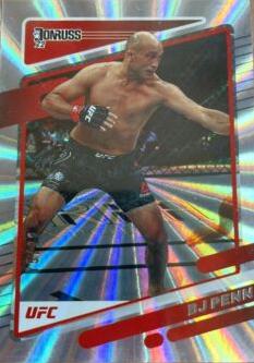 BJ Penn 2022 Panini Donruss UFC Base #156 Silver