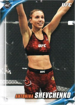 Antonina Shevchenko 2019 Topps UFC Knockout Base #78 Red