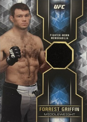 Forrest Griffin 2017 Topps UFC Knockout Knockout Relics #KR-FG Blue