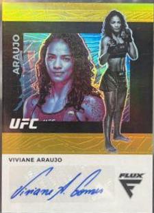 Viviane Araujo 2022 Panini Chronicles UFC Flux Auto #13 Gold