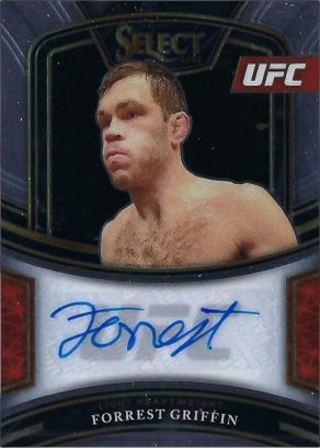 Forrest Griffin 2021 Panini Select UFC Signatures #13 Black Prizms