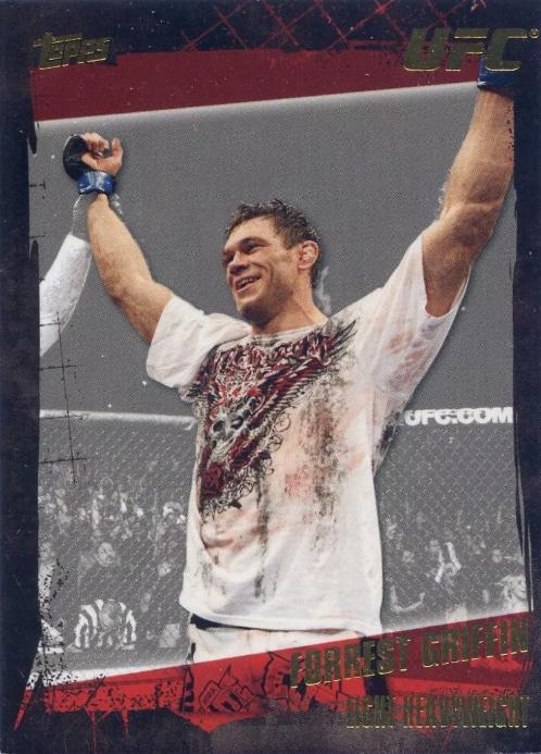 Forrest Griffin 2010 Topps UFC Base #12 Gold
