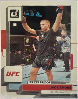 Jack Shore 2023 Panini Donruss UFC Base #122 Press Proof Purple