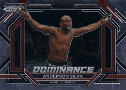 Anderson Silva 2023 Panini Prizm UFC Dominance #25 Black