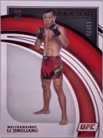 Li Jingliang 2022 Panini Immaculate UFC Base #20 Red