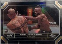 Ode Osbourne 2024 Topps Chrome UFC Base #133 Black Refractor