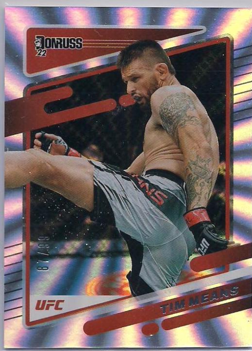 Tim Means 2022 Panini Donruss UFC Base #157 Silver