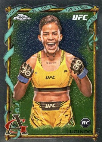 Iasmin Lucindo 2024 Topps Chrome UFC Allen & Ginter #AAG-28 Superfractor