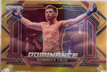 Dominick Cruz 2023 Panini Prizm UFC Dominance #6 Gold
