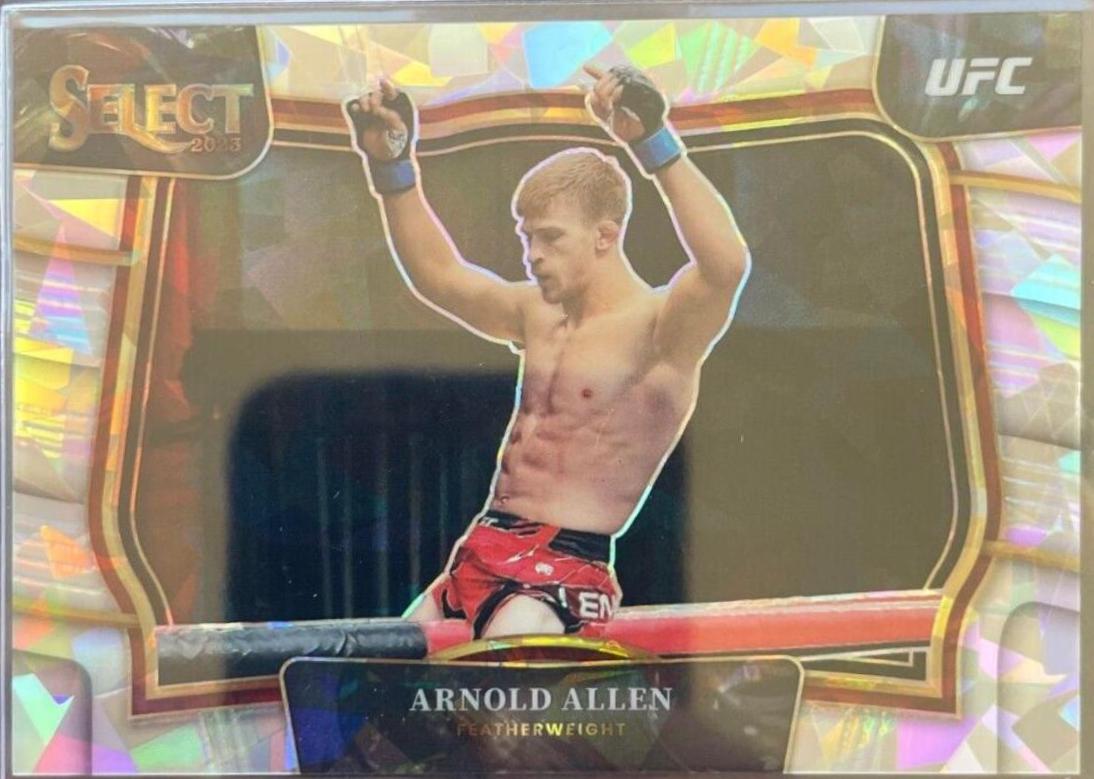 Arnold Allen 2023 Panini Select UFC Octagonside #254 Cracked Ice