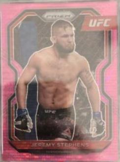 Jeremy Stephens 2021 Panini Prizm UFC Base #54 Pink Pulsar
