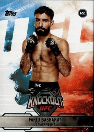 Farid Basharat 2025 Topps Knockout UFC Base #32 Platinum