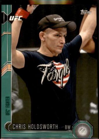 Chris Holdsworth 2015 Topps UFC Chronicles Base #220 Green