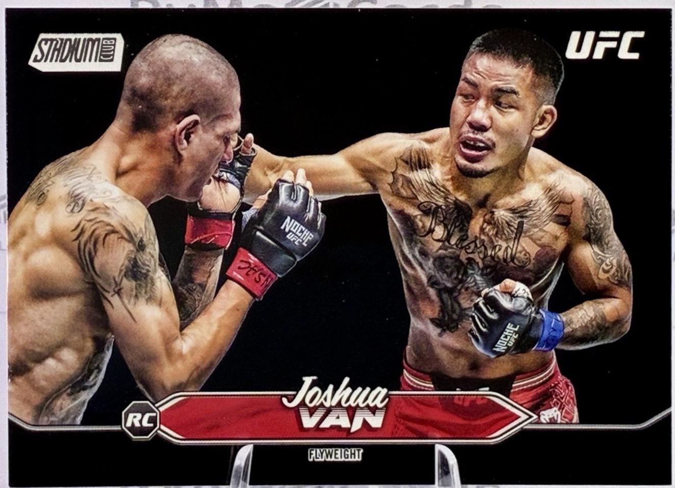 Joshua Van 2025 Topps Stadium Club UFC Base #15 Black