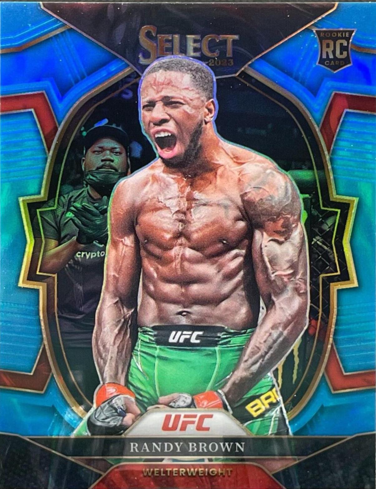 Randy Brown 2023 Panini Select UFC Concourse #81 Light Blue
