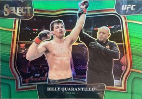 Billy Quarantillo 2023 Panini Select UFC Octagonside #274 Green