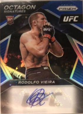 Rodolfo Vieira 2021 Panini Prizm UFC Octagon Signatures #OS-RDF Blue