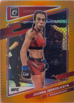 Joanna Jędrzejczyk 2022 Panini Donruss Optic UFC Base #87 Orange