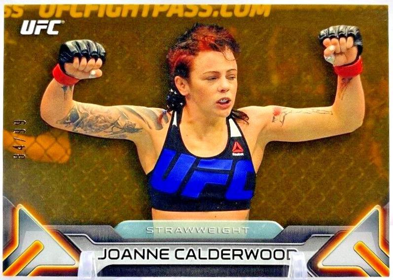 Joanne Wood 2016 Topps UFC Knockout Base #73 Gold